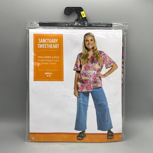 Ladies Cool Cat Costume ~ Tunic & Headband Set - Picture 3 of 5